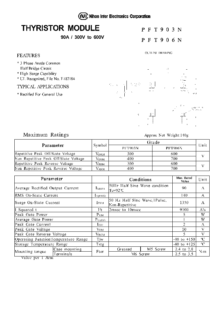 PFT906N_1295192.PDF Datasheet