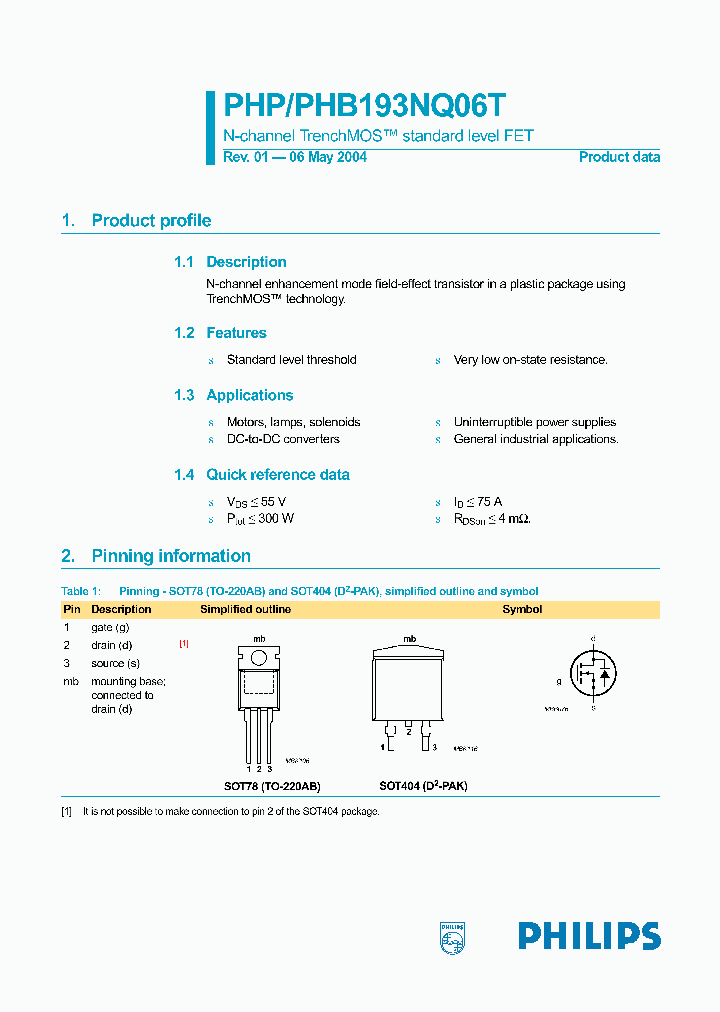 PHP193NQ06T_1295542.PDF Datasheet