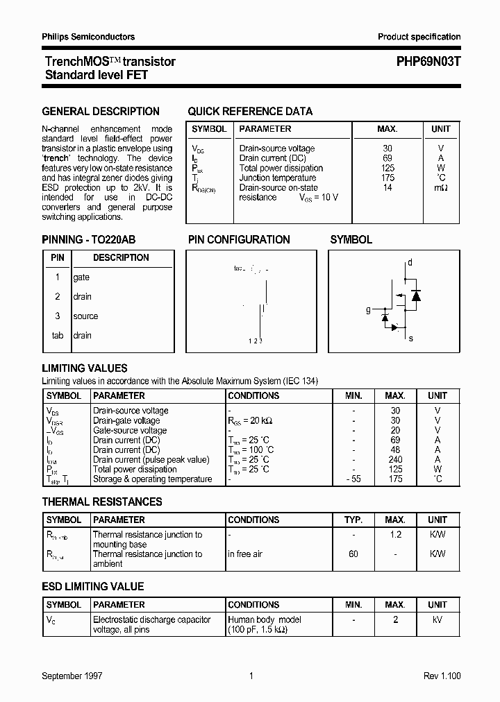 PHP69N03T_1295614.PDF Datasheet