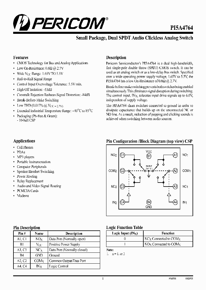 PI5A4764GAE_1295848.PDF Datasheet