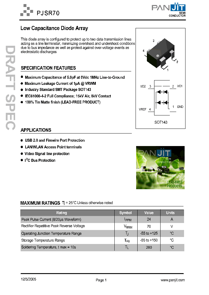 PJSR70_1296331.PDF Datasheet