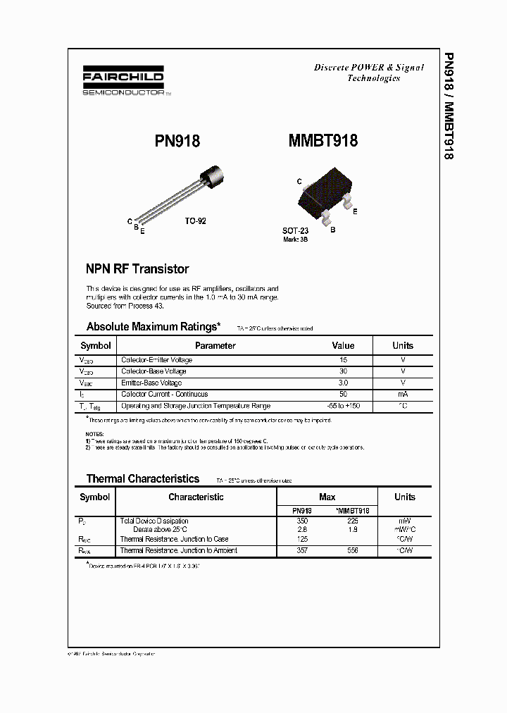 PN918_1297172.PDF Datasheet