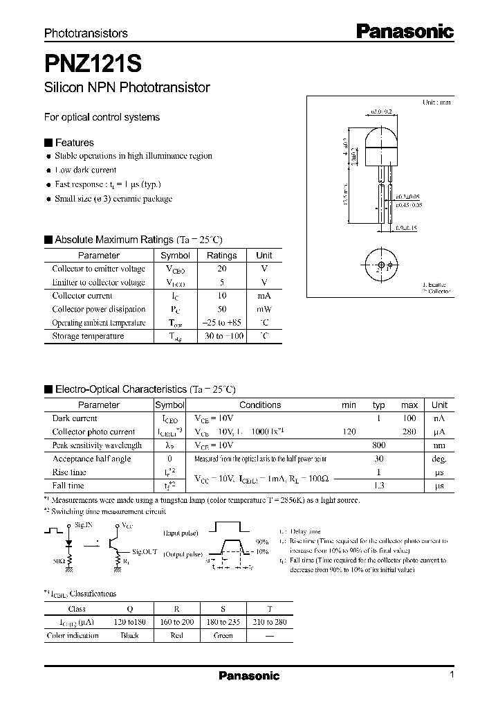 PNZ121S_1297195.PDF Datasheet