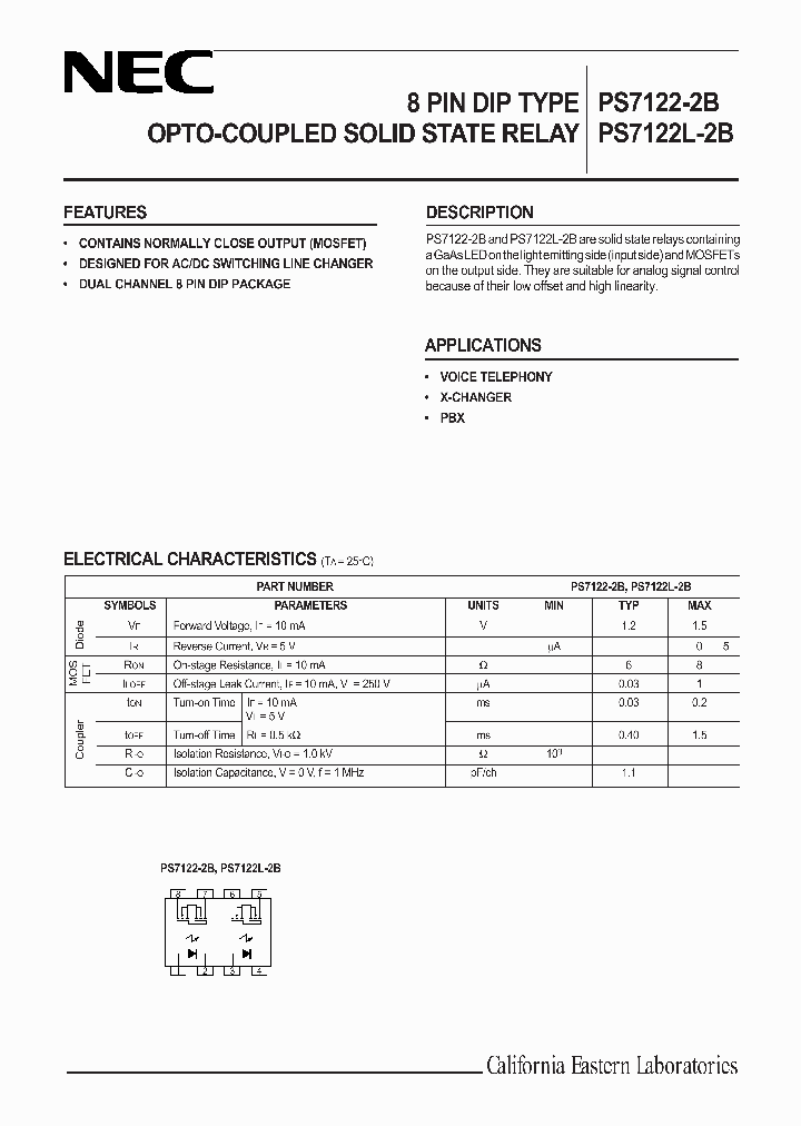 PS7122L-2B_1297666.PDF Datasheet