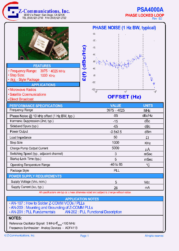 PSA4000A_1297781.PDF Datasheet