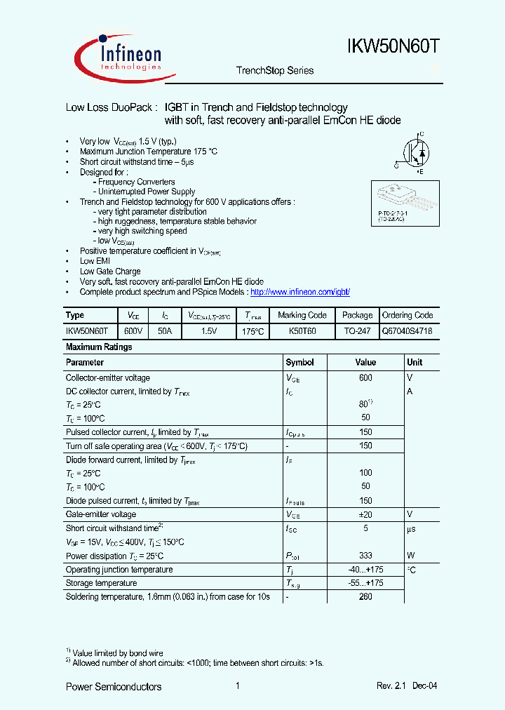 IKW50N60T_1090991.PDF Datasheet