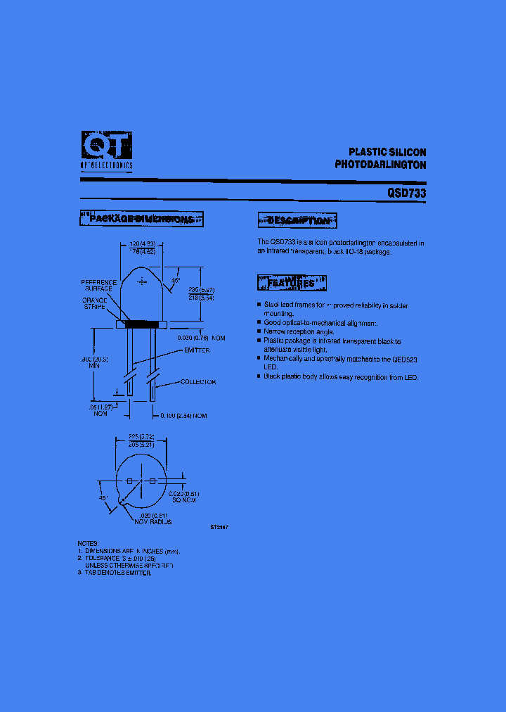 QSD733_1300102.PDF Datasheet
