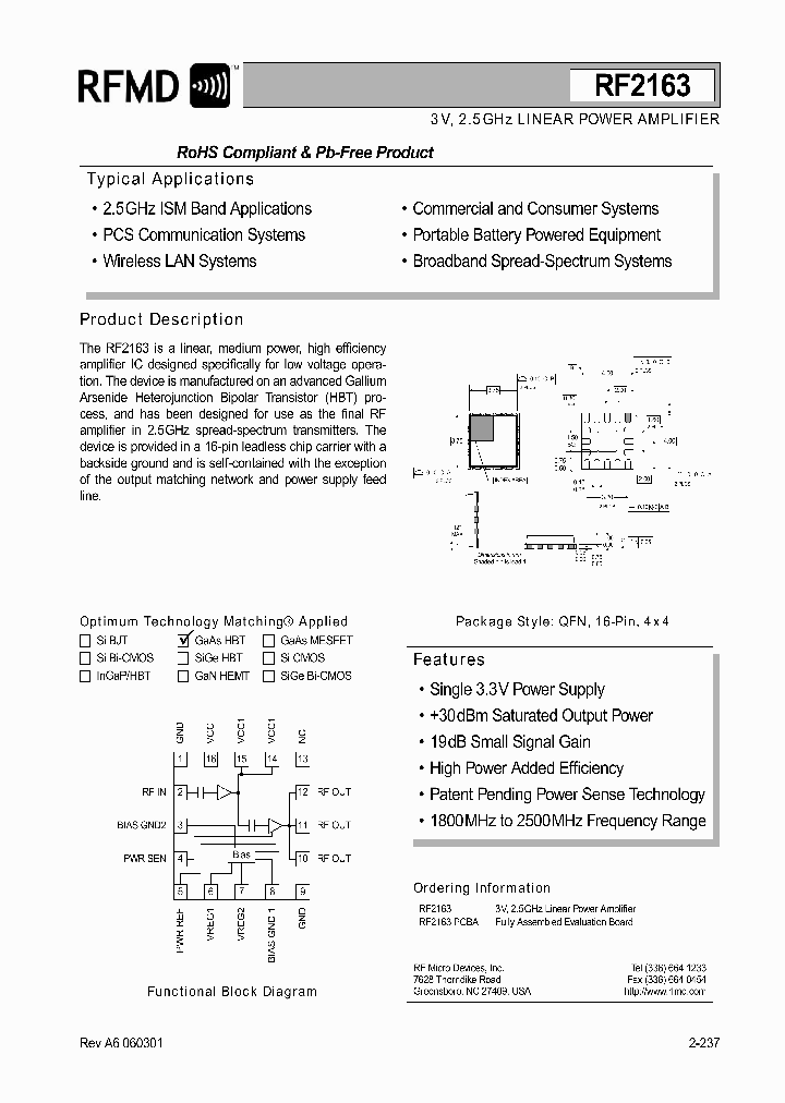 RF216306_1301277.PDF Datasheet