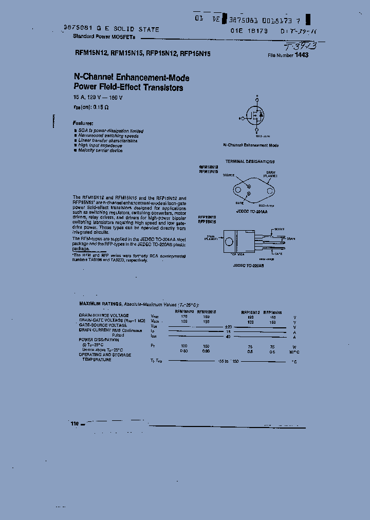 RFP15N15_1301599.PDF Datasheet