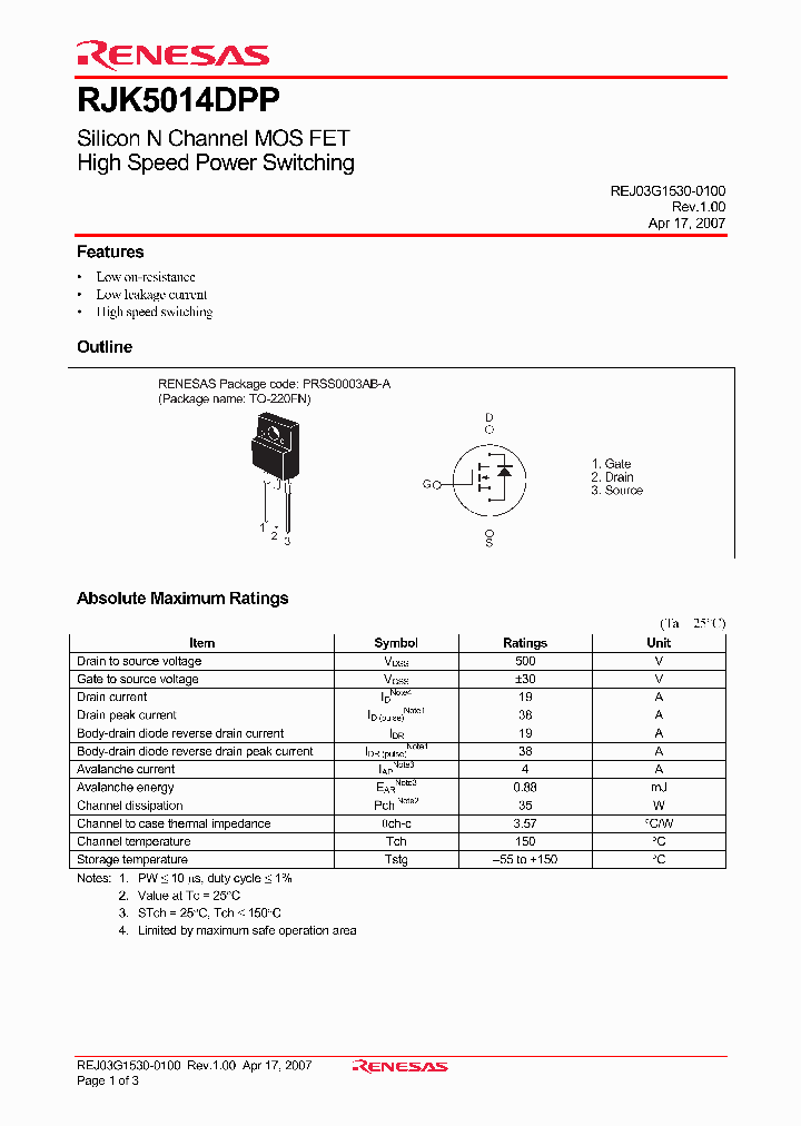 RJK5014DPP-00-T2_1301916.PDF Datasheet
