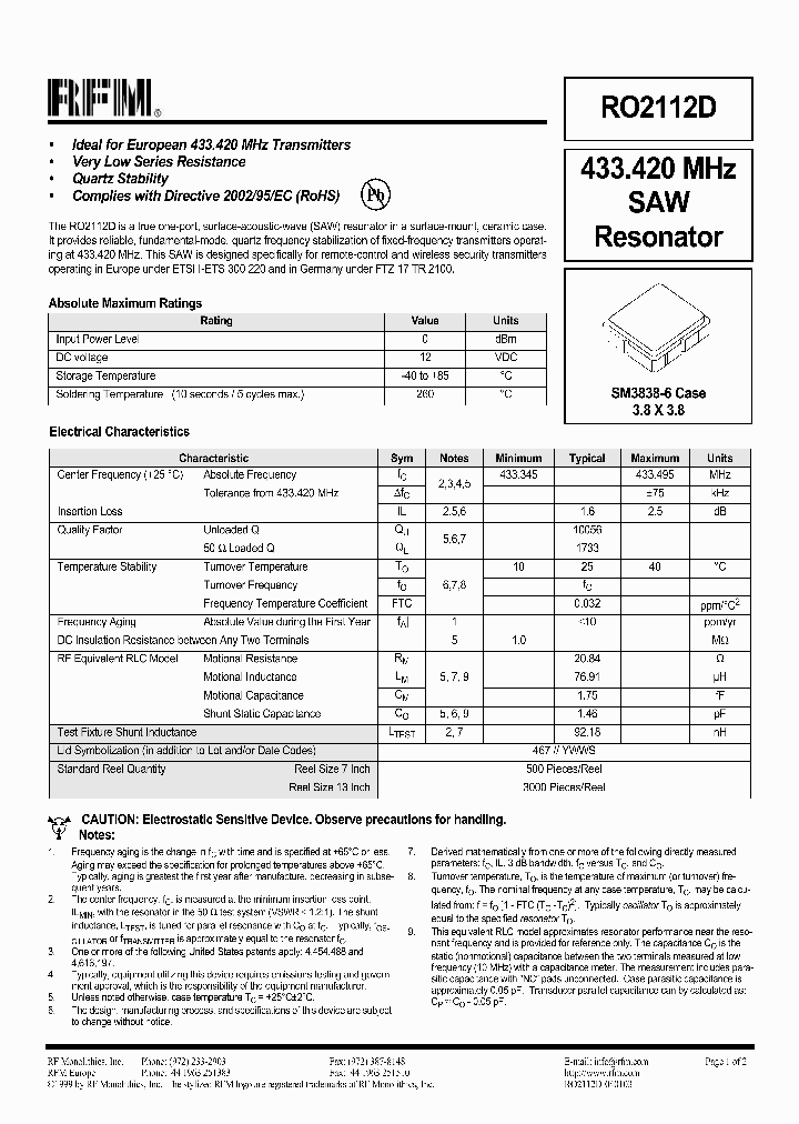 RO2112D_1302436.PDF Datasheet