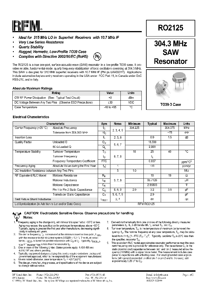 RO2125_1302449.PDF Datasheet