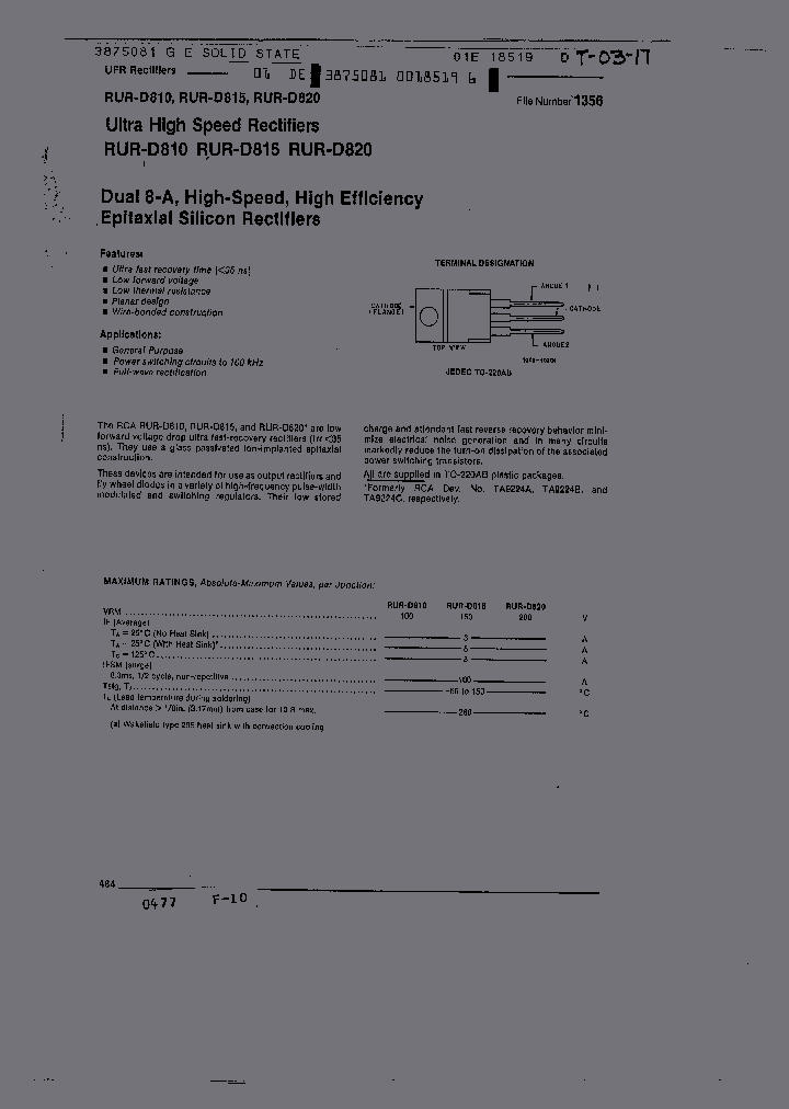 RUR-D820_1302979.PDF Datasheet