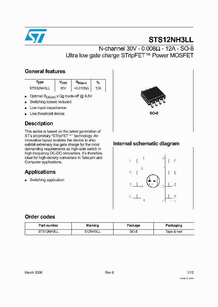 S12NH3LL_1303229.PDF Datasheet