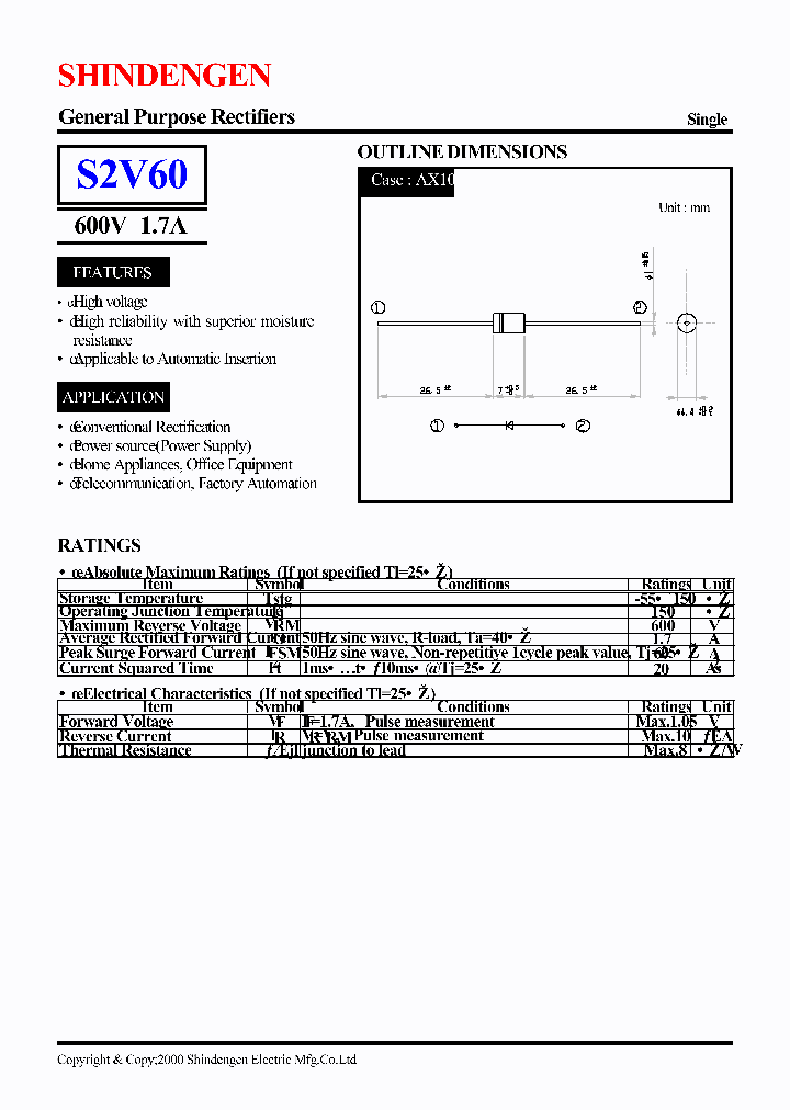 S2V60_1303609.PDF Datasheet