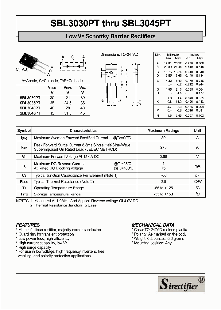 SBL3030PT_1139022.PDF Datasheet