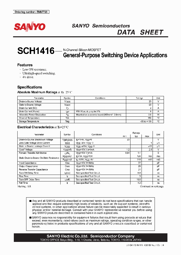 SCH1416_1095558.PDF Datasheet