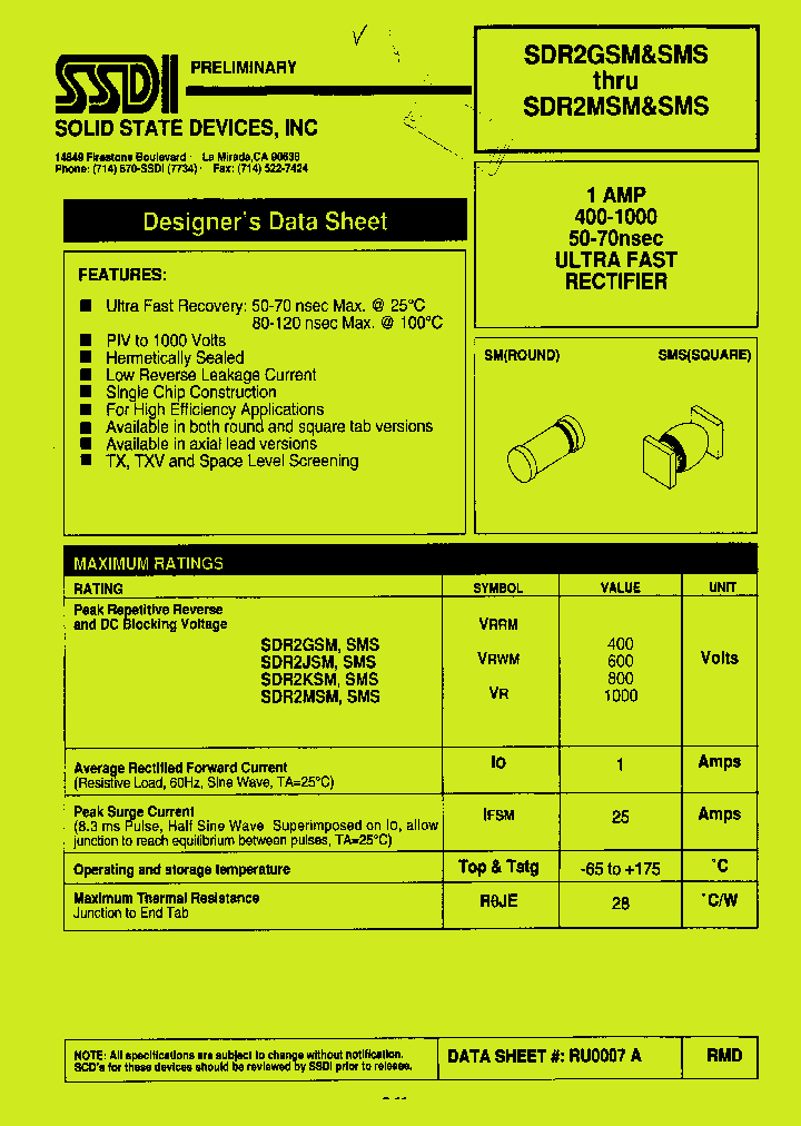 SDR2MSMS_1306639.PDF Datasheet