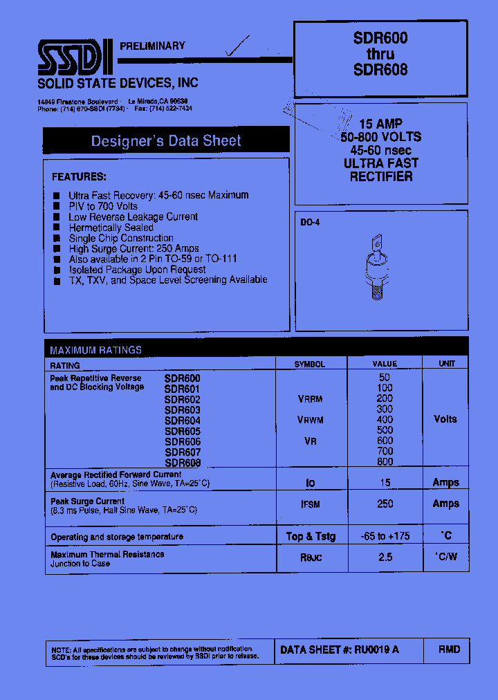 SDR608_1306663.PDF Datasheet