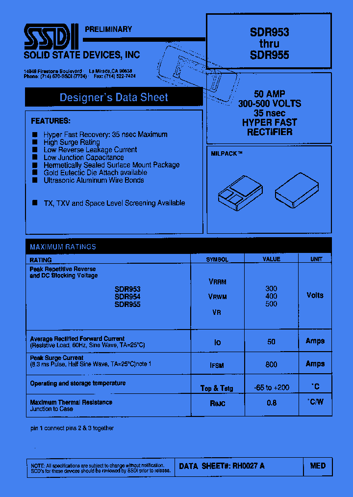 SDR955_1024617.PDF Datasheet