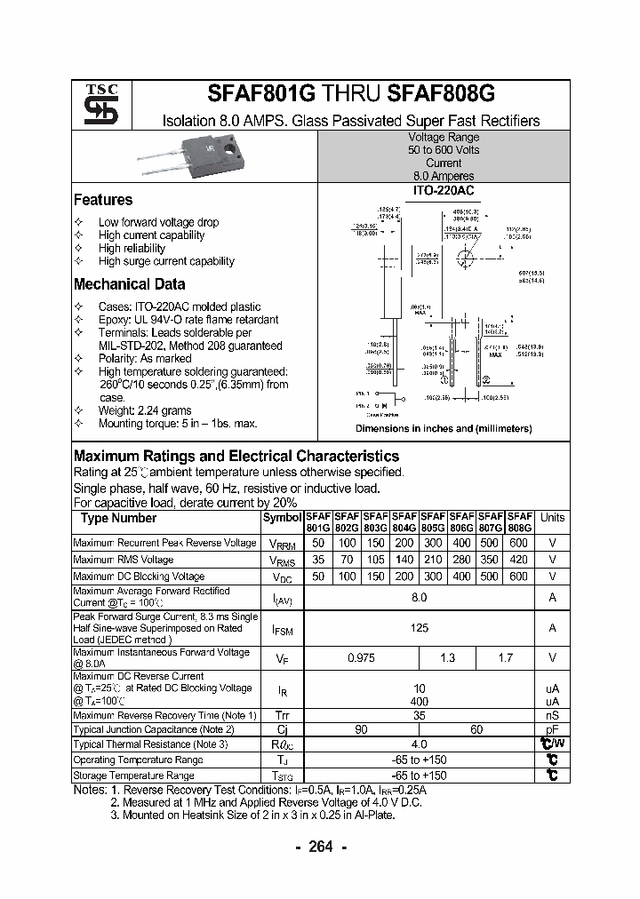 SFAF808G_1307398.PDF Datasheet