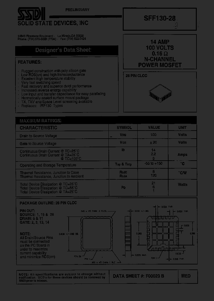 SFF130-28_1307437.PDF Datasheet