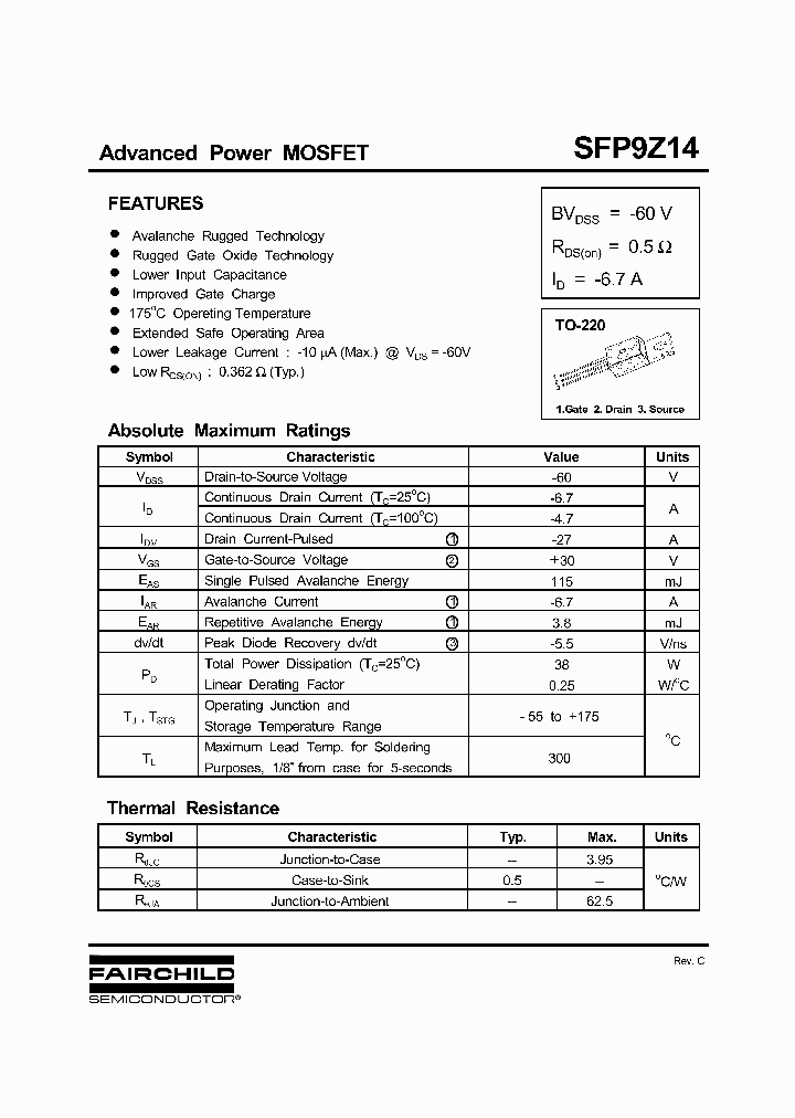 SFP9Z14_1307746.PDF Datasheet
