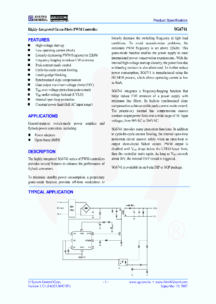 SG6741_1183003.PDF Datasheet