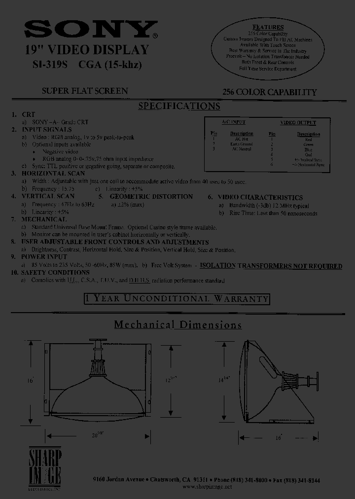 SI-319S_1308703.PDF Datasheet