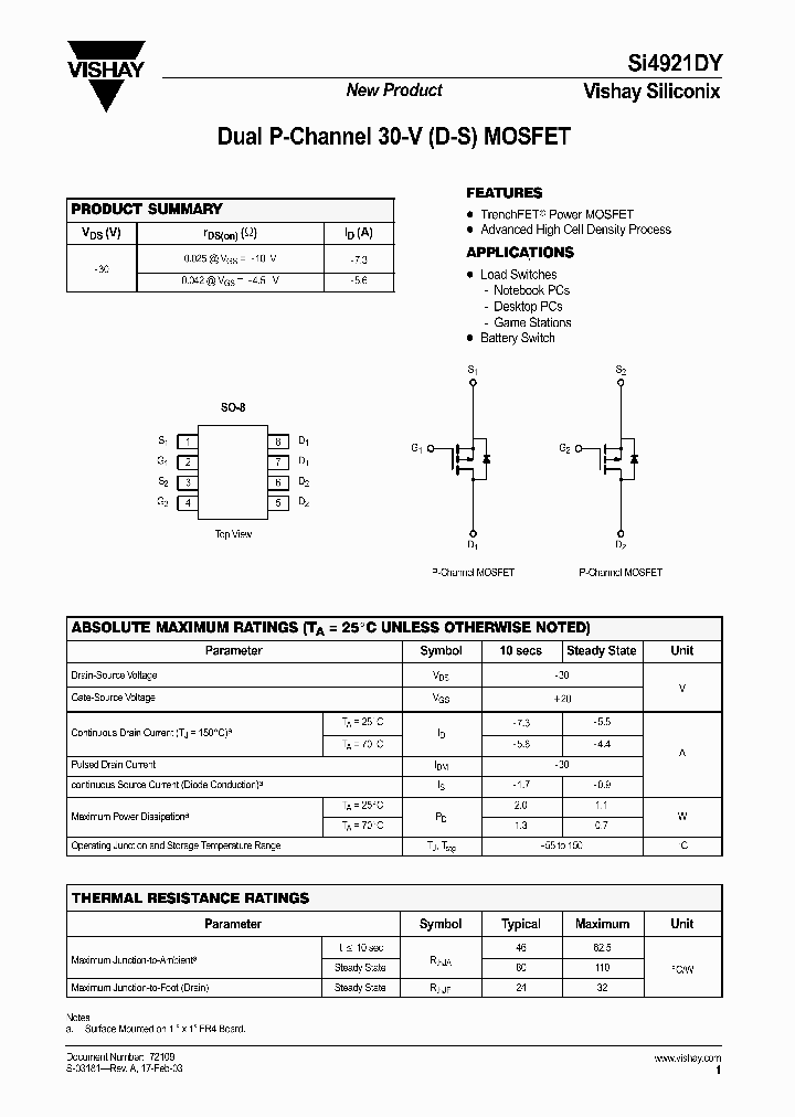 SI4921DY_1308898.PDF Datasheet