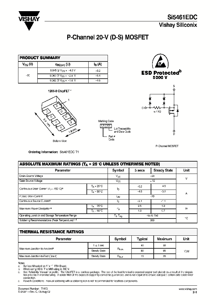 SI5461EDC_1122449.PDF Datasheet