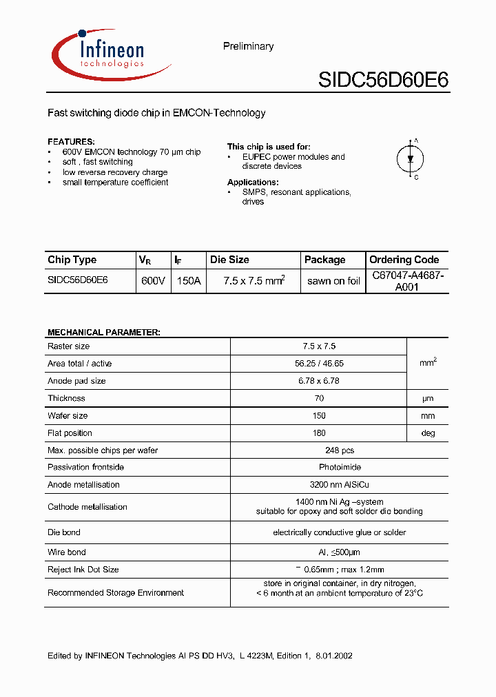 SIDC56D60E6_1309397.PDF Datasheet