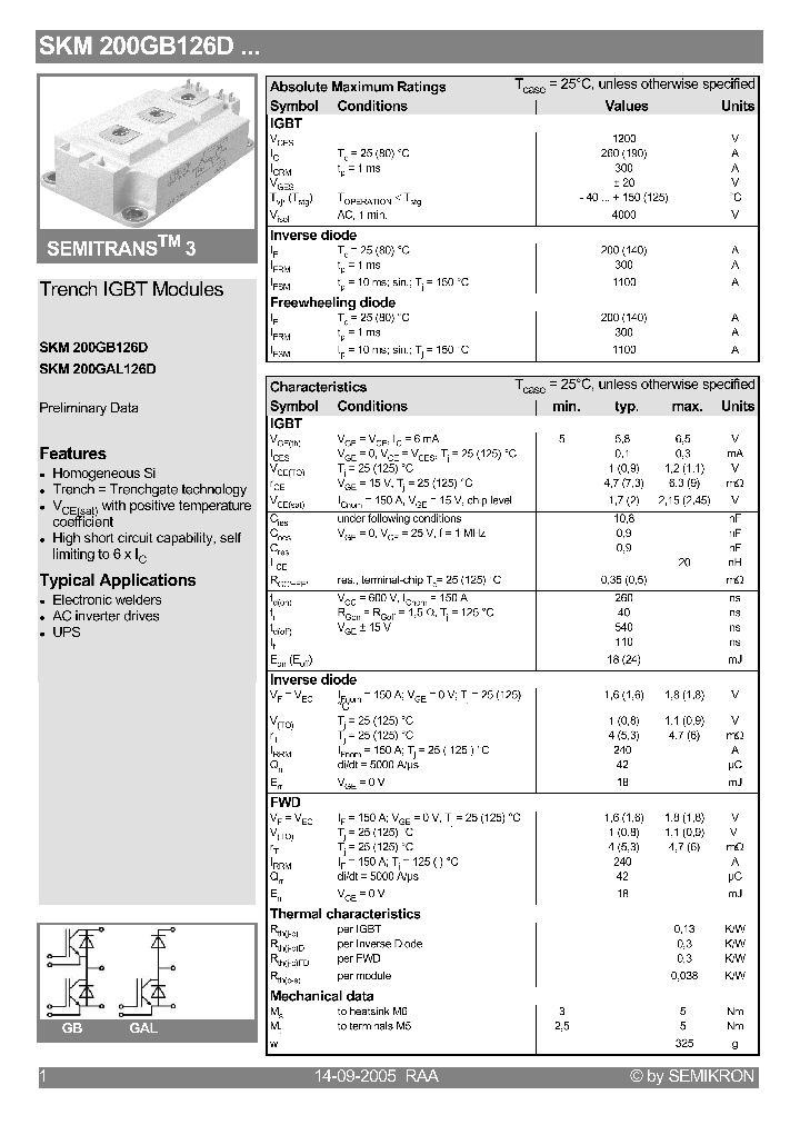 SKM200GAL126D_1048029.PDF Datasheet