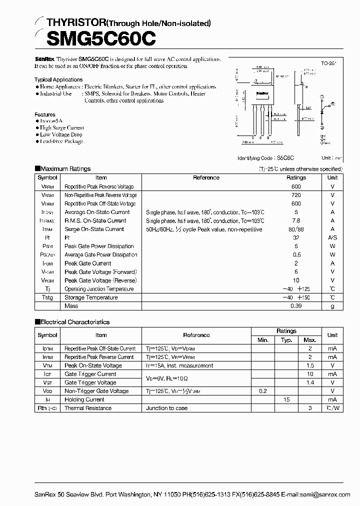 SMG5C60C_1311340.PDF Datasheet