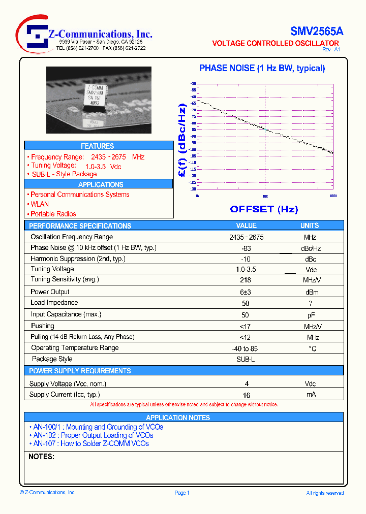 SMV2565A_1311722.PDF Datasheet