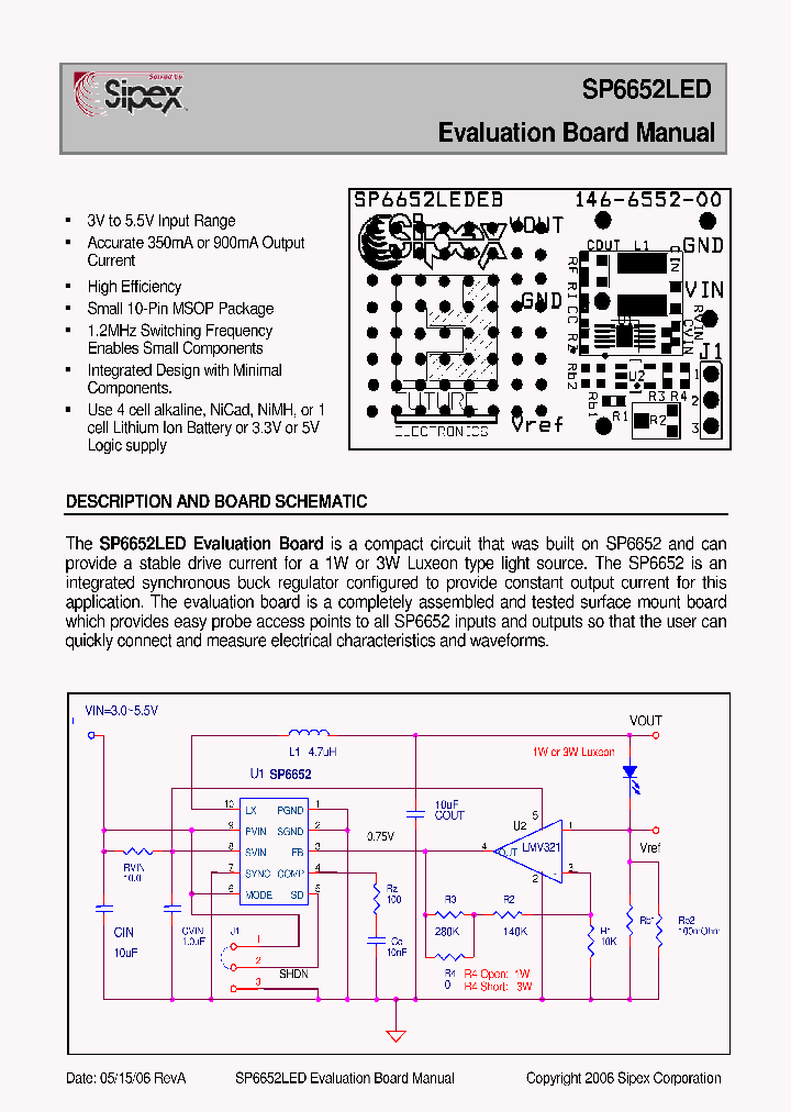 SP6652LEDEB_1315056.PDF Datasheet