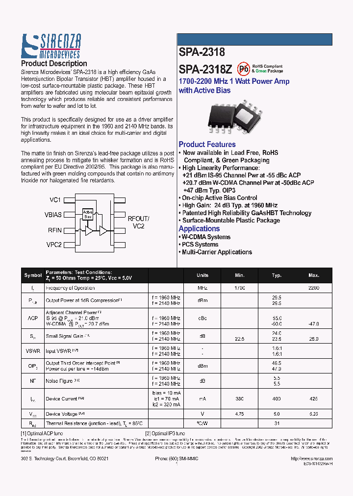 SPA-2318_1114159.PDF Datasheet