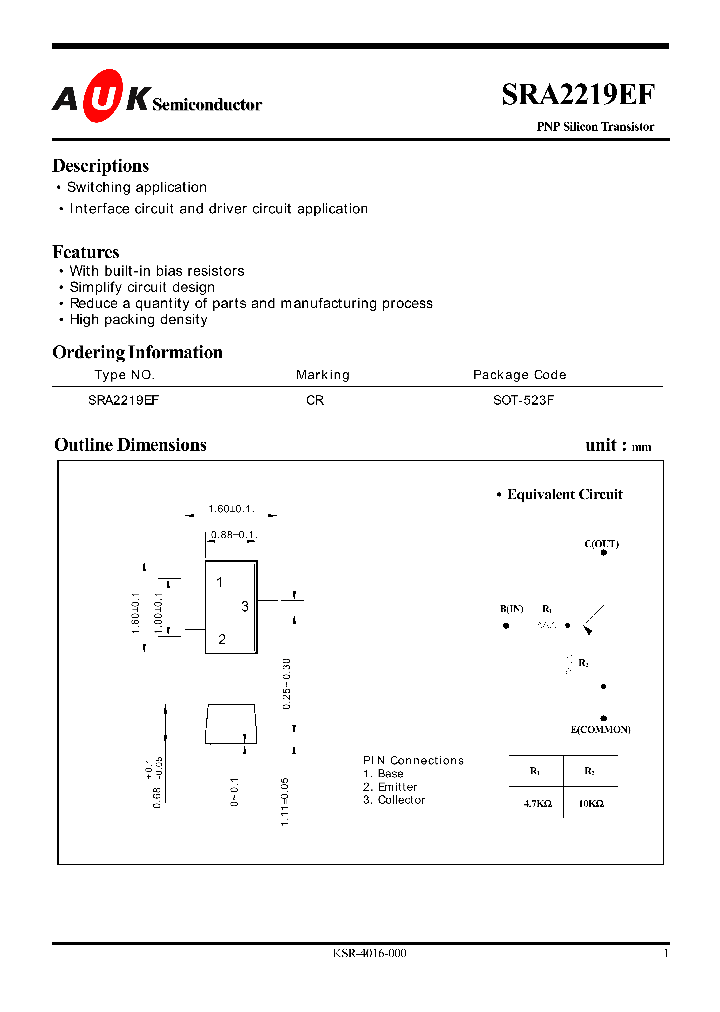 SRA2219EF_1316204.PDF Datasheet