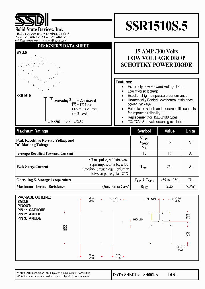 SSR1510S5_1316887.PDF Datasheet