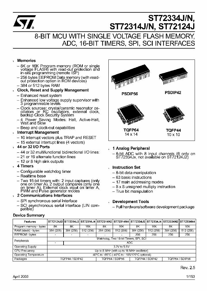 ST72124J2B_1022823.PDF Datasheet