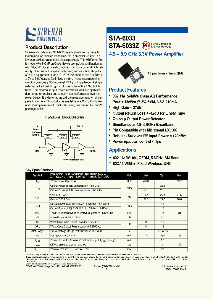 STA-6033_1114156.PDF Datasheet