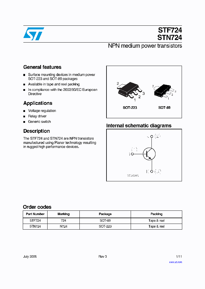 STF724_1107220.PDF Datasheet