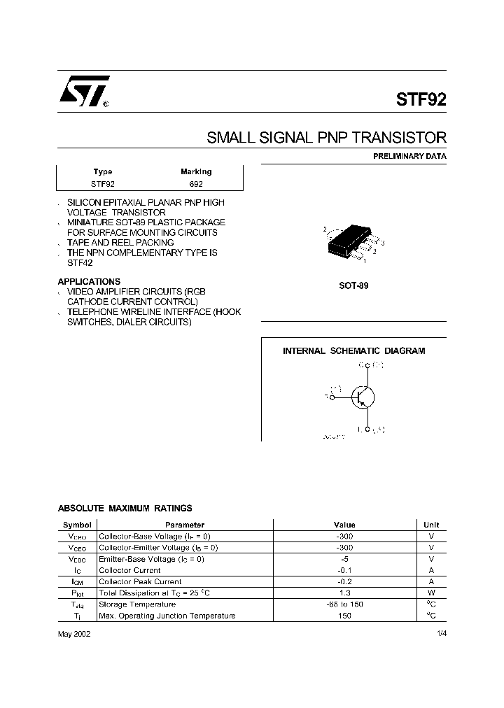 STF92_1318200.PDF Datasheet