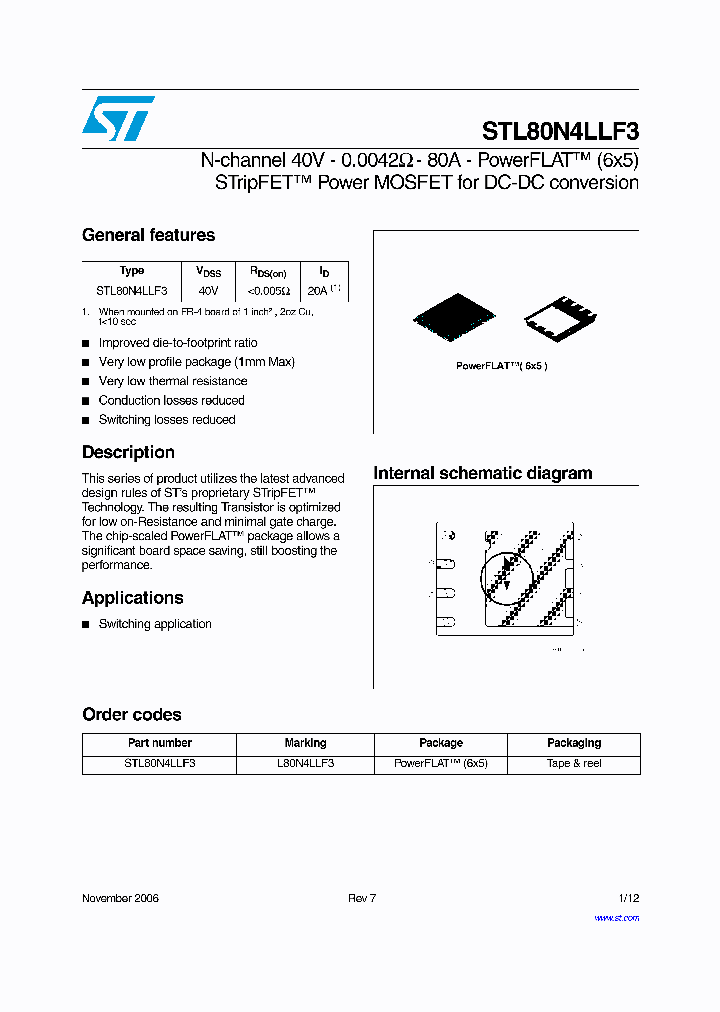 STL80N4LLF3_1318667.PDF Datasheet