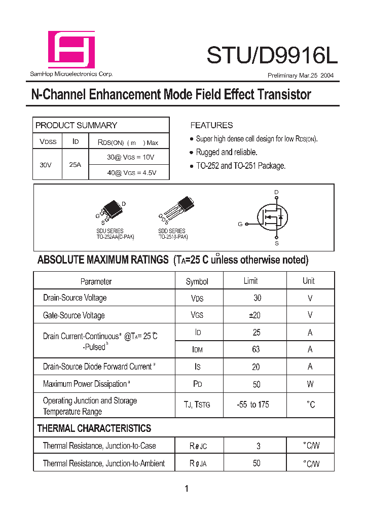 STD9916L_1164205.PDF Datasheet