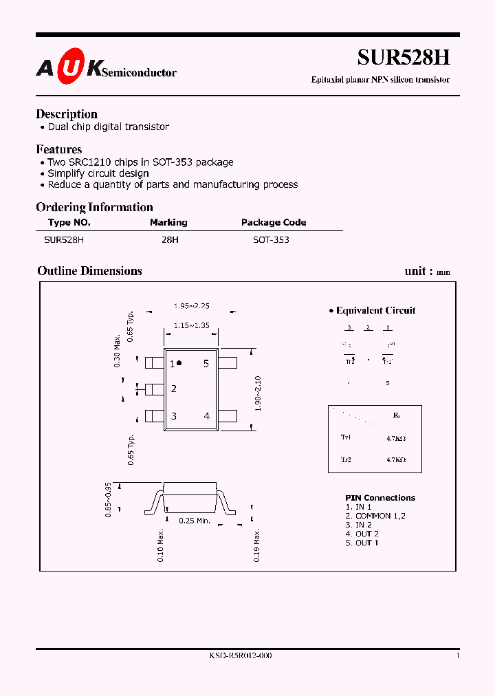 SUR528H_1319912.PDF Datasheet
