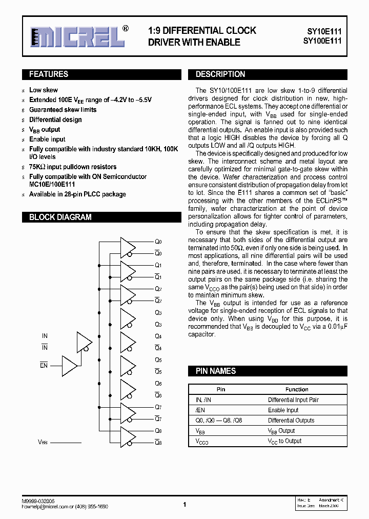 SY100E111JI_1028909.PDF Datasheet