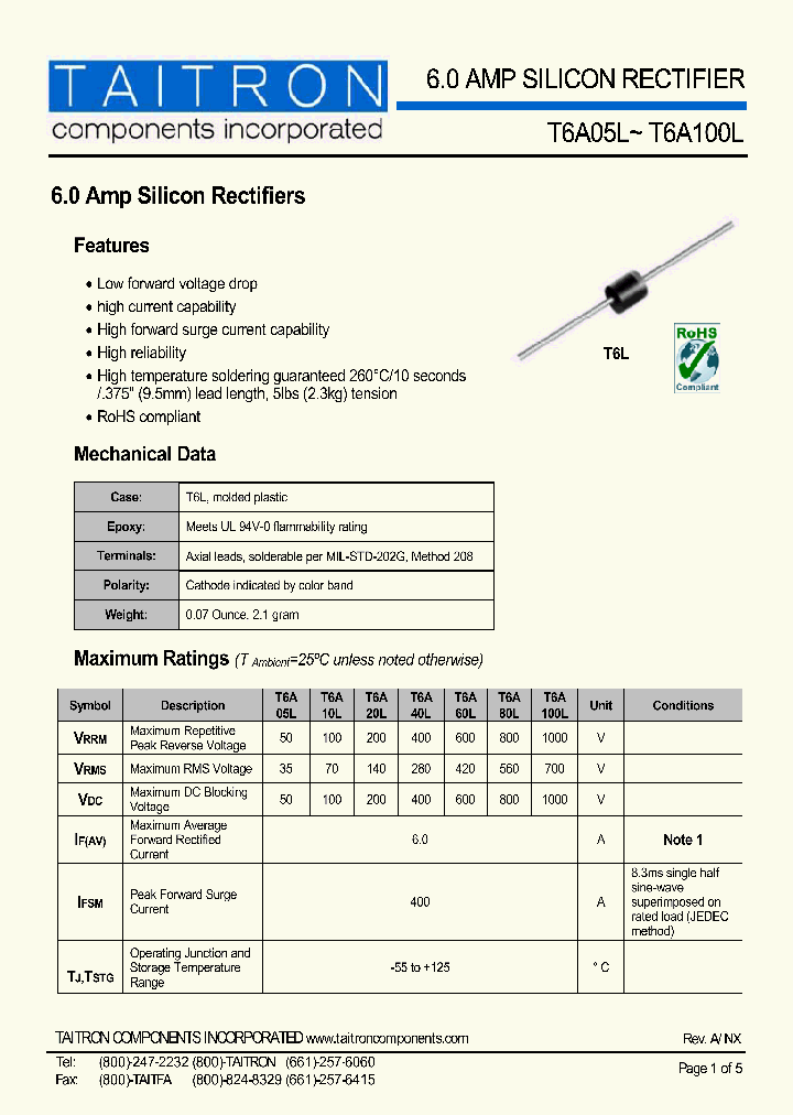 T6A80L_1169992.PDF Datasheet