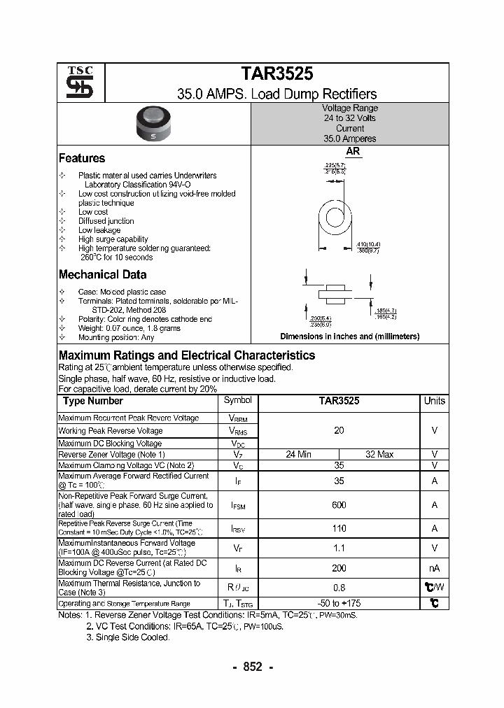 TAR3525_1321652.PDF Datasheet