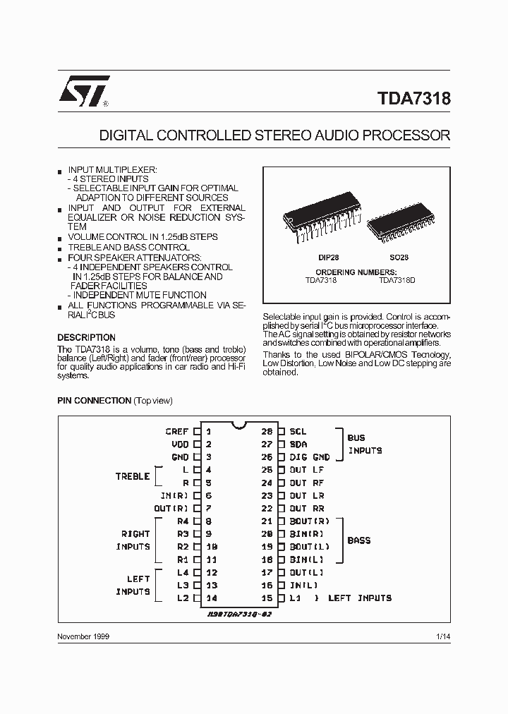 TDA7318_1141169.PDF Datasheet